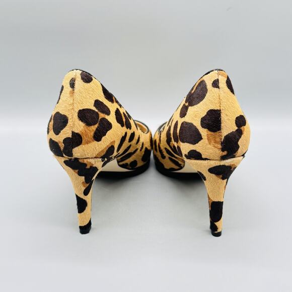 Cole Haan Shoes Womens 8.5 Brown Leopard Calf Hair Grandseries Dress Pumps Heels - Picture 8 of 13